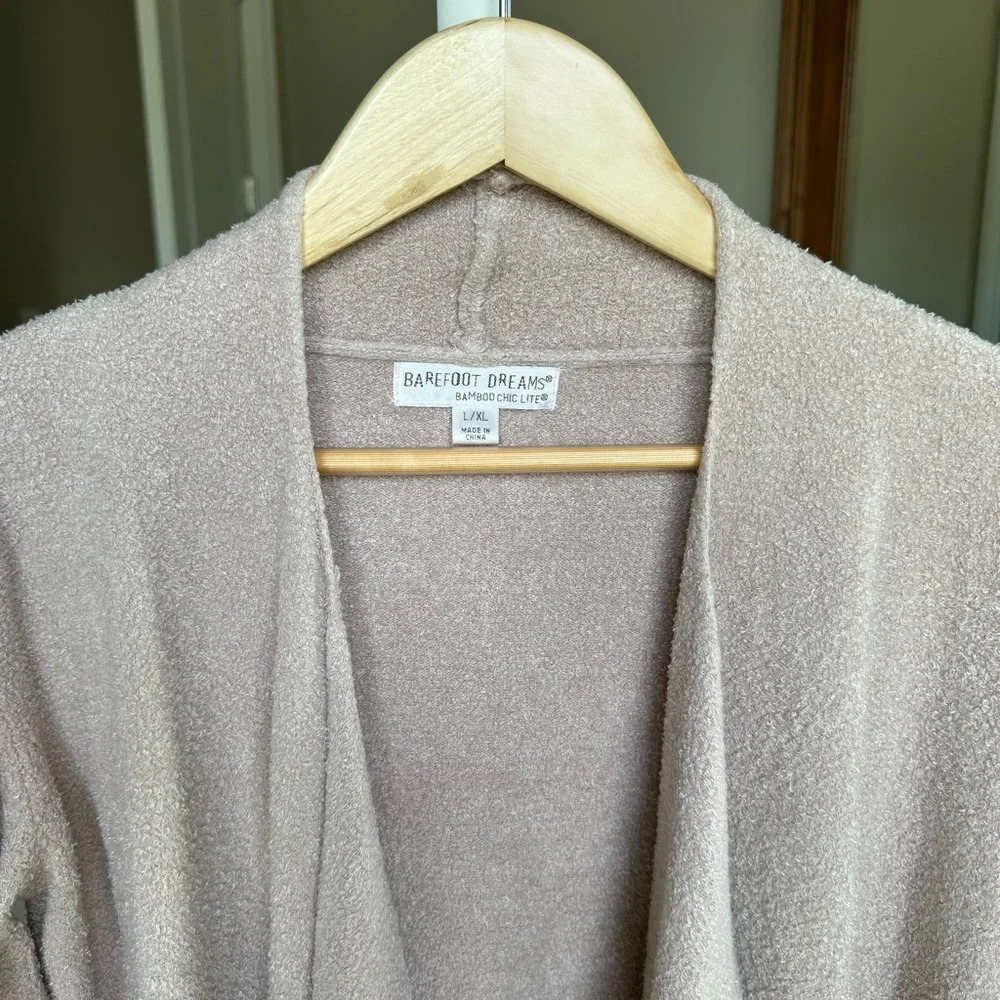 Barefoot Dreams Bamboo Chic Lite Calypso Wrap Cardigan - Picture 6 of 8